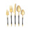 VeZee Wegwerp Plastic Bestekset – Wit & Goud, 1