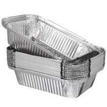 Teglie da forno in alluminio 18x12,5x5,5 cm (20 pezzi)