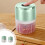 Elektrische knoflookhakker 250 ml, groen plastic 1