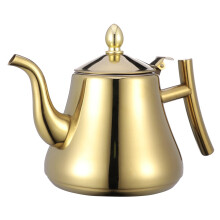 Stainless Steel Teapot with Strainer 1L