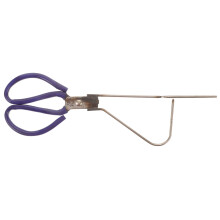 Metalen glazuurtang voor aardewerk, 34 cm