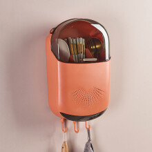Porta bacchette da parete antipolvere con coperchio