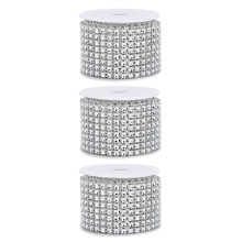 Flexibles Strassband für Hochzeitsdekorationen, funkelndes Glitzerband, leicht zu schneiden, ideal für Kunst- und Bastelprojekte.