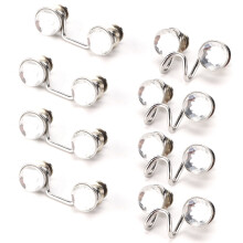 Système de réglage par bouton-pression et boucle à la taille, facile à utiliser et sans couture, pour vêtements amples, à l'aspect délicat et