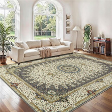 (WILLOW GREY, 120x170) 1pc Large Imitation Cashmere Rug – Modern Abstract Rug & Soft Non-Slip Area Rug