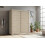 (203CM,Oak ) LEXUS Gold Sliding Door Wardrobe 1