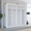 (203CM,Oak ) LEXUS Gold Sliding Door Wardrobe 2