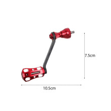 (10.5cmx7.5cm, Red with Screw) Fishing Reel Handle Fishing Wheel Handle for Fishing Equipment River Fishing Gold with Screw