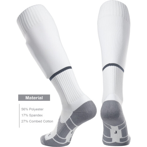 Knee-High Soccer Socks – Cushioned, Moisture-Wicking, 1