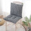 Office Chair Cushions Thickened Back and Seat 1 Pair 5