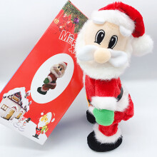 Figurine de Père Noël animée et chantante, cadeau de Noël idéal avec mouvements de danse interactifs pour les enfants