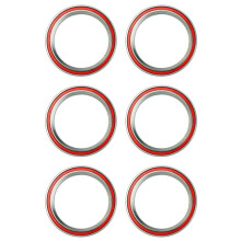 6pcs 40x52x7mm 45 Degree X45 Degree 2RS P16 Taper ACB Angular Contact Bearing for 1-1/2 Inch Headset