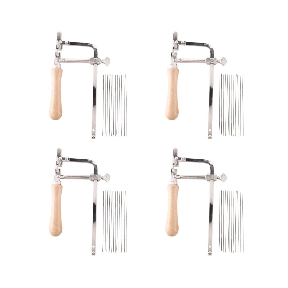 4X Professional Adjustable Saw Bow Wooden Handle Of Jewelry Saw Frame Hand Tools Jeweler's Saw Frame 6031015833240