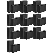 Yoga Blocks 20 Pack,23X15X7.6cm High Density EVA Foam Yoga Block Exercise Bricks,Eco Friendly & ,Black