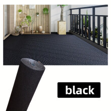 (Black, 40cm x 300cm) Carpet Tile Room Bedside Blanket Warm Atmosphere Splicing Floor Mat Multi-Use Floor Cushions & Room Decor Bedr