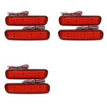 6X Car LED Rear Bumper Reflector Light for  Land  100/Cygnus LX470 LED Warning Light Brake Lamp