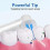 Cabeças de escova de dentes Interspace, compatíveis com escovas de dentes elétricas Braun Oral-B, compatíveis com grânulos de limpeza 5