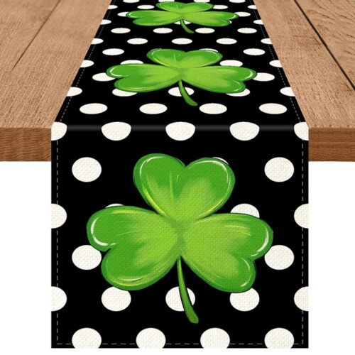 Linen Jute Table Banner for Spring Decor 1