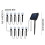 10-Pack RGB Solar Pathway Lights, Waterproof In-Ground LED 3