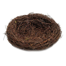 Nid d'oiseau en forme de maison, mangeoire décorative pour la maison et le jardin, 30 cm