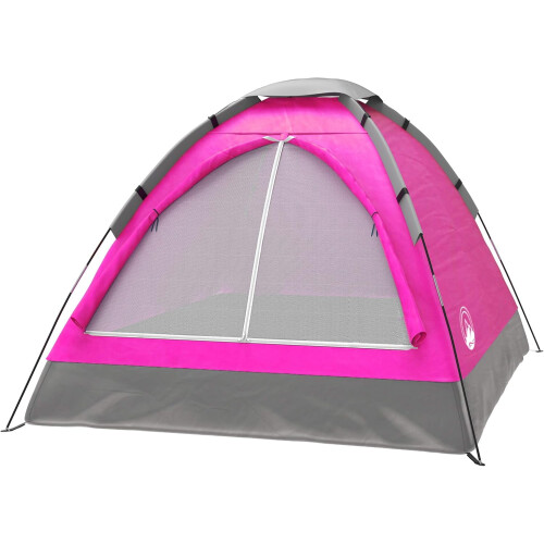 2-personers campingtelt med regndug og ventilation