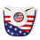 Mallet Putter Head Cover PU Leather USA Flag 1