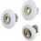 Duschdörrsrullhjul 19 mm nylon 4-pack 1