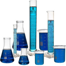 Borosilicaatglazen laboratoriumset, 9-delig