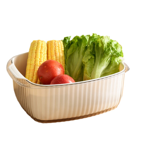 Dubbellaags afdruiprek voor de keuken, wit.