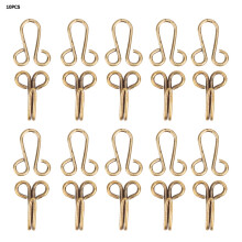 Solution de fixation sûre et discrète pour vêtements, agrafes et œillets de couture, format mini, légère, finition bronze de haute qualité,