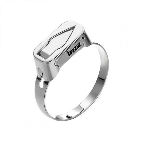 Justerbar herrring, multifunktionell, rostfritt stål, silver, 16x22mm 1