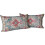 Μαξιλαροθήκες Boho από ροζ βαμβάκι 12x20 ιντσών, σετ 2 τεμαχίων 1