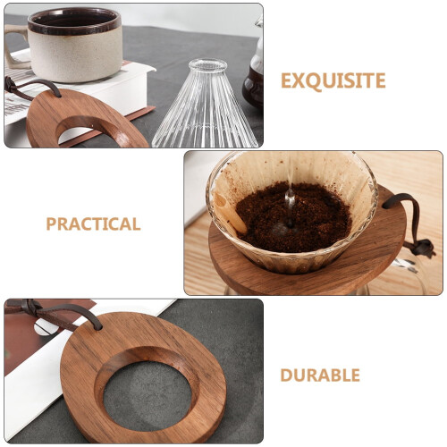 Houten houder voor koffiefilters 1