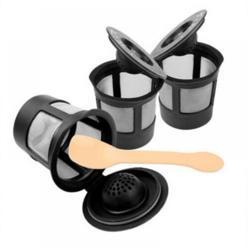Reusable Coffee Filters with Spoon Set 4 Pieces