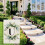 Drapeau de jardin Darzheoy Initial 12x18 pouces double face 4
