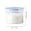 Luftdichter Getreidebehälter, transparent, wiederverwendbar, 10 l 4