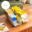 Plastic Kitchen Storage Box Transparent 10x3.7x2.75 Inch 2