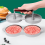 Aluminium Burger Press with Wooden Handle 2