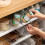 Plastic Kitchen Storage Box Transparent 10x3.7x2.75 Inch 4