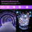 EASTIN 72 ft Solar Rope Lights, 200 LED, Waterproof, 4 Pack 4