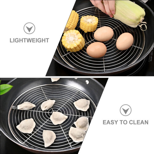 Heat-Resistant Wok Rack for Steaming and Cooling 1