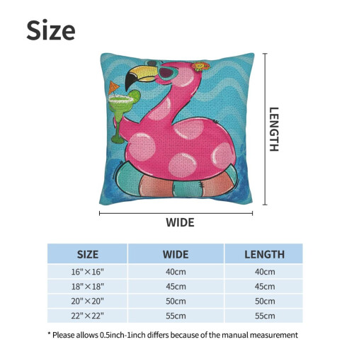Flamingo Pool Pillow Covers 16x16 in Polyester Velvet 1