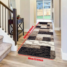 (60x179cm/23.62x70.47 Inch) Chic Modern - Kitchen Rug - Non-Slip, Soft Sponge Floor Mat - For Bedroom, Living Room