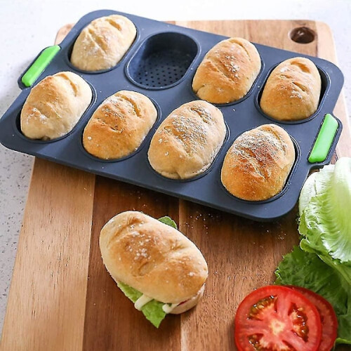 Mini Baguette Silicone Baking Tray, Non-Stick 2