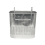Porta bacchette in acciaio inox con 2 scomparti 4