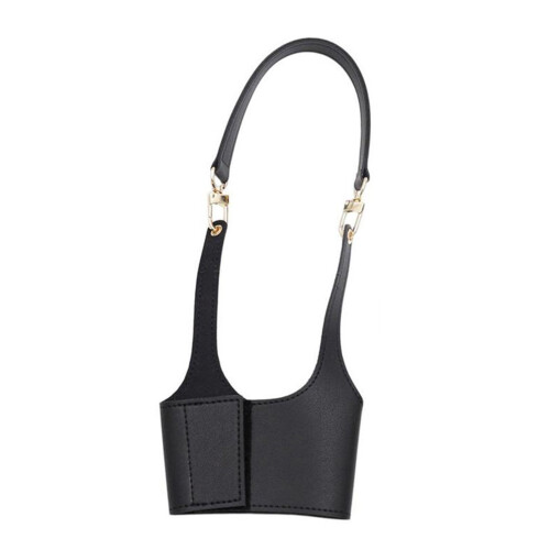 Kunstleren bekerhouder met klittenbandsluiting, 32 cm 1
