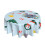 Polyester Round Tablecloth 60 in – Water-Resistant & 2