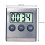 Termometro digitale per carne con timer, allarme e supporto magnetico. 3