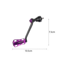 (10.5cmx7.5cm, Violet with Screw) Fishing Reel Handle Fishing Wheel Handle for Fishing Equipment River Fishing Gold with Screw