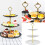 Cupcakeställ 3-vånings dessertdisplaytorn 3